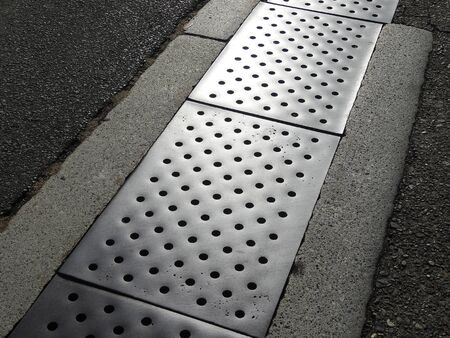 Iron plate of the connecting points of the road