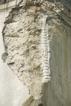 Concrete deteriorationの写真素材