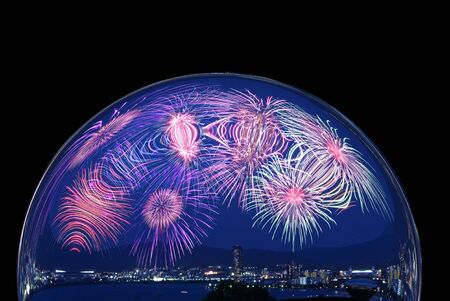 Sphere in Fireworks
