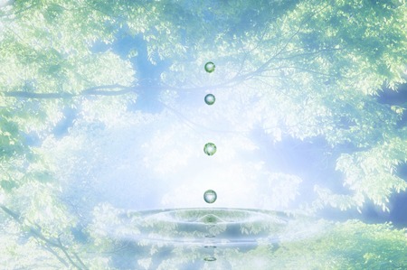 Water dropletsの写真素材