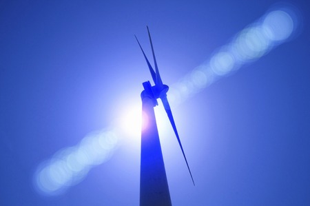 Wind power generationの写真素材