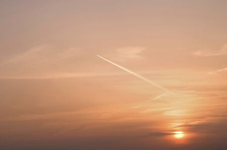 Contrailの写真素材