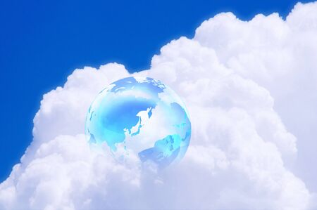 Thunderhead and the Earthの写真素材