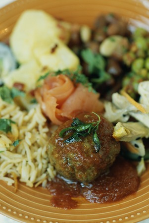 Arab-style meat dumplings