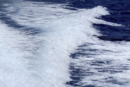 White-crested wavesの写真素材