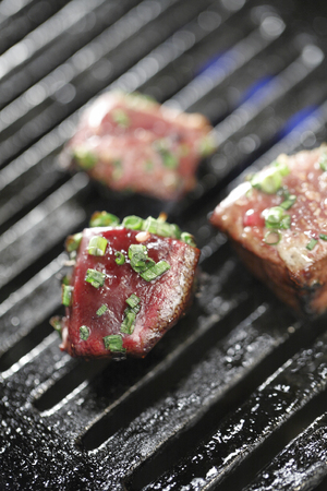 Lever grilled meatの写真素材