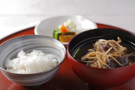 Rice and rough juiceの写真素材