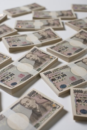 japanese yenの写真素材