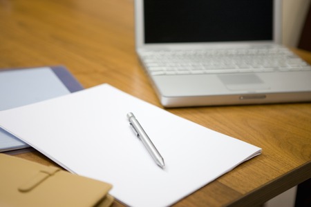 Desk imageの写真素材