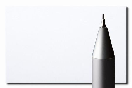 Sharp pencil and paperの写真素材