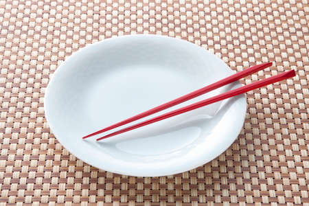 Japanese platesの写真素材
