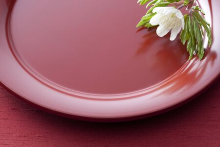 Japanese platesの写真素材