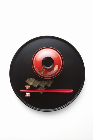 Japanese platesの写真素材