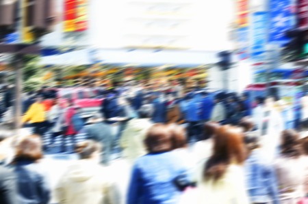 Hustle and bustleの写真素材