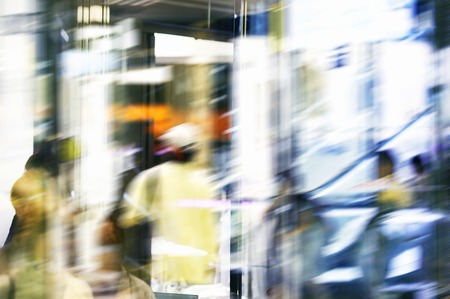 Hustle and bustleの写真素材