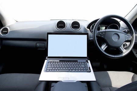 Car navigation system imageの写真素材