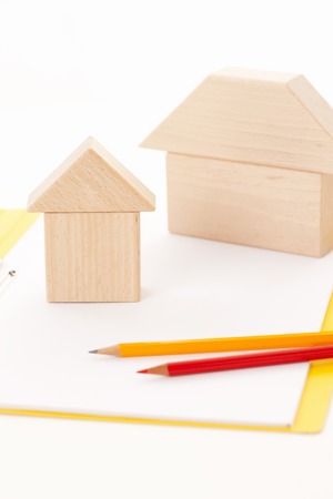 Home building blocksの写真素材