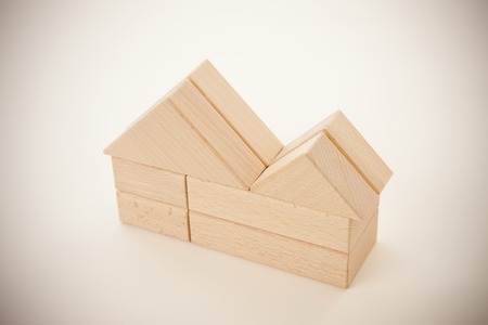 Home building blocksの写真素材