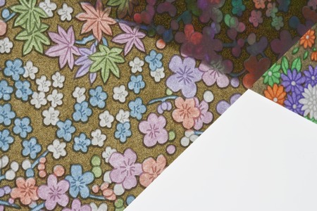 Floral paperの写真素材