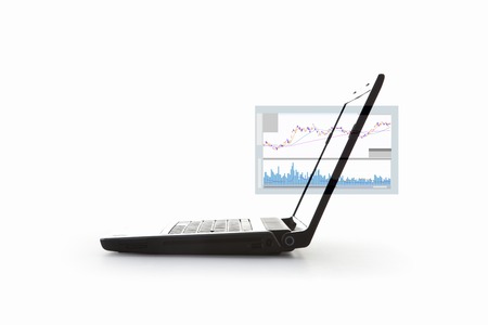 Laptopの写真素材