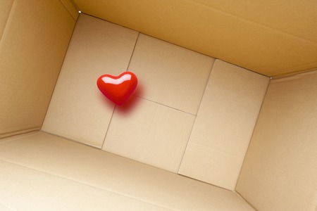 Cardboard heart