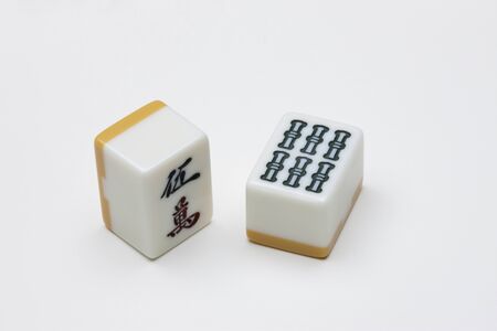 Mahjong tilesの写真素材