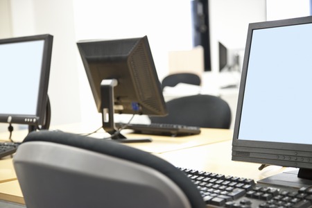 Computer monitor in the officeの写真素材