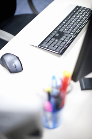 Computer deskの写真素材