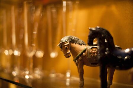 Horse of objects placed on the shelfの写真素材