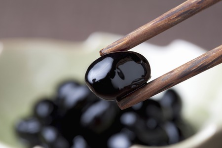 Tanba black soybeanの写真素材