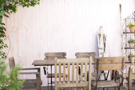 Garden porch gardenの写真素材