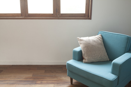 Sofa with cushionsの写真素材