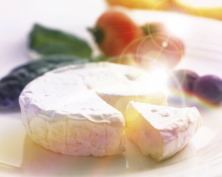 Camembert cheeseの写真素材