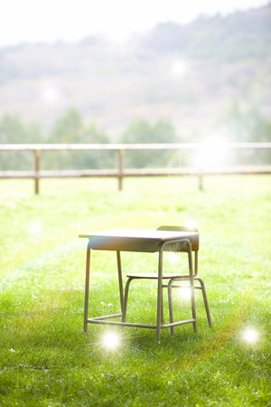 Study deskの写真素材