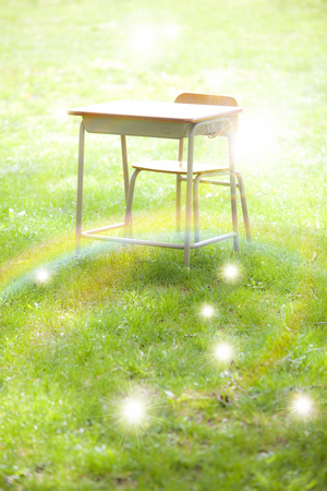 Study deskの写真素材