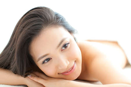 Women relaxing in the beauty salonsの写真素材