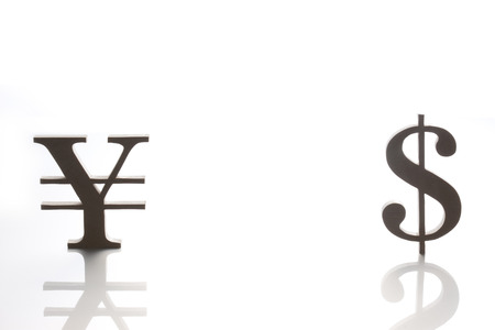 Yen and dollarの写真素材