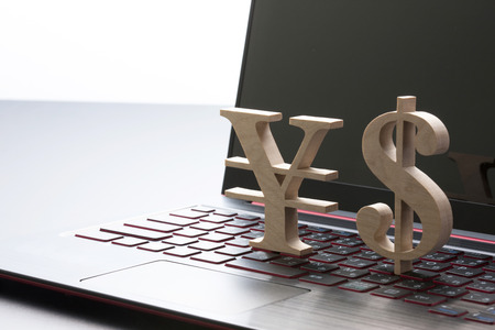 Yen and dollarの写真素材