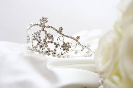 Tiara and glovesの写真素材