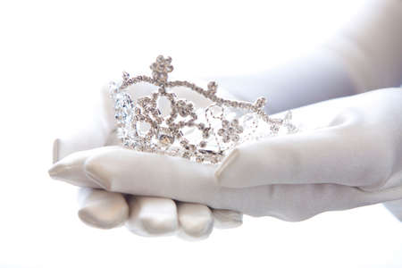 Bride with tiaraの写真素材