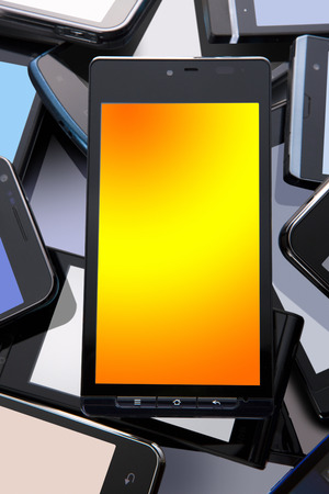 Smart phoneの写真素材