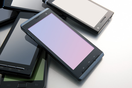 Smart phoneの写真素材