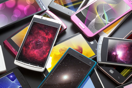 Smart phoneの写真素材