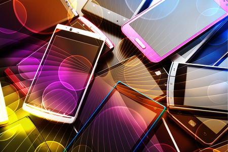 Smart phoneの写真素材