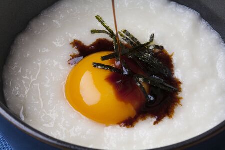 Yam and eggの写真素材