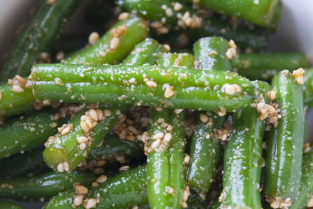 The sauce sesame of kidney beans