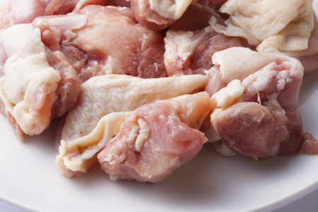 Chicken grilled with asparagus chickenの写真素材