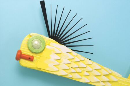 Of yellow fish Craftの写真素材