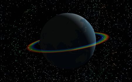 Earth CGの写真素材