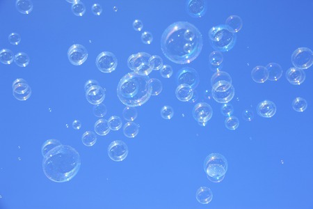 SOAP bubblesの写真素材